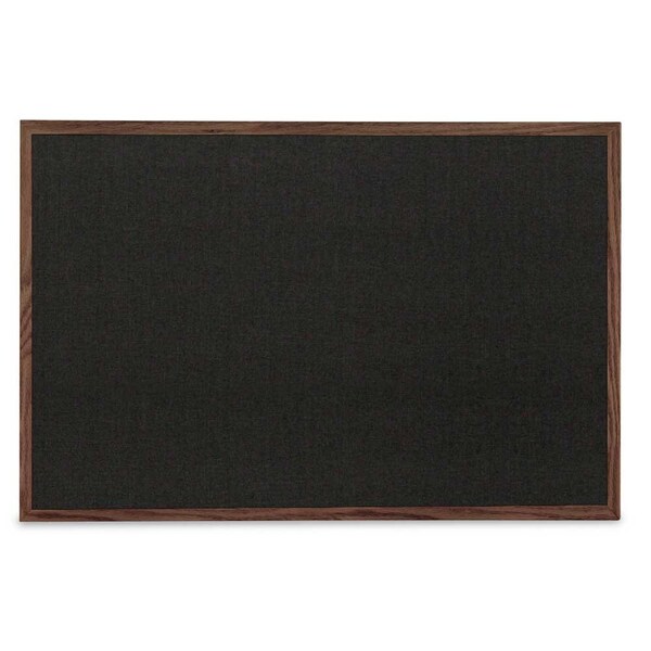 Outdoor Enclosed Combo Board, 72"x36", Satin Frame/Black Porc & Rubber